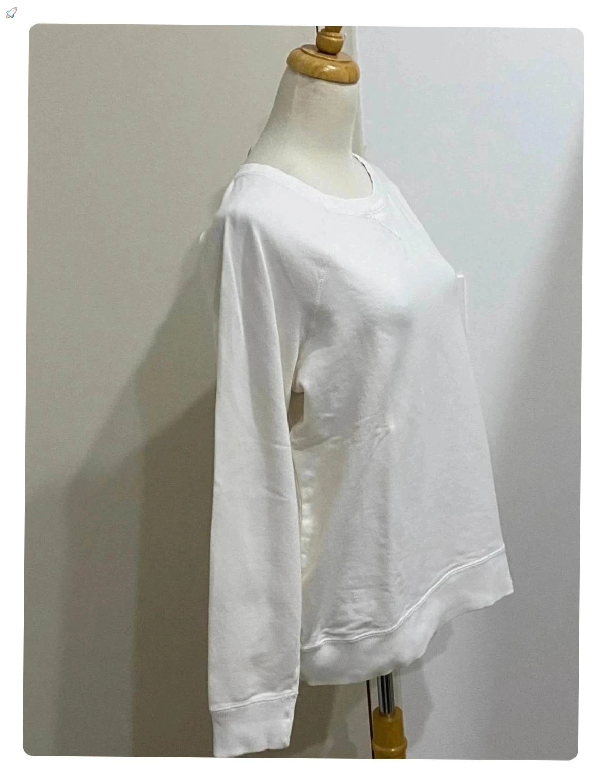 Sudadera de corte cómodo Domyos talla L blanco roto – photo 3